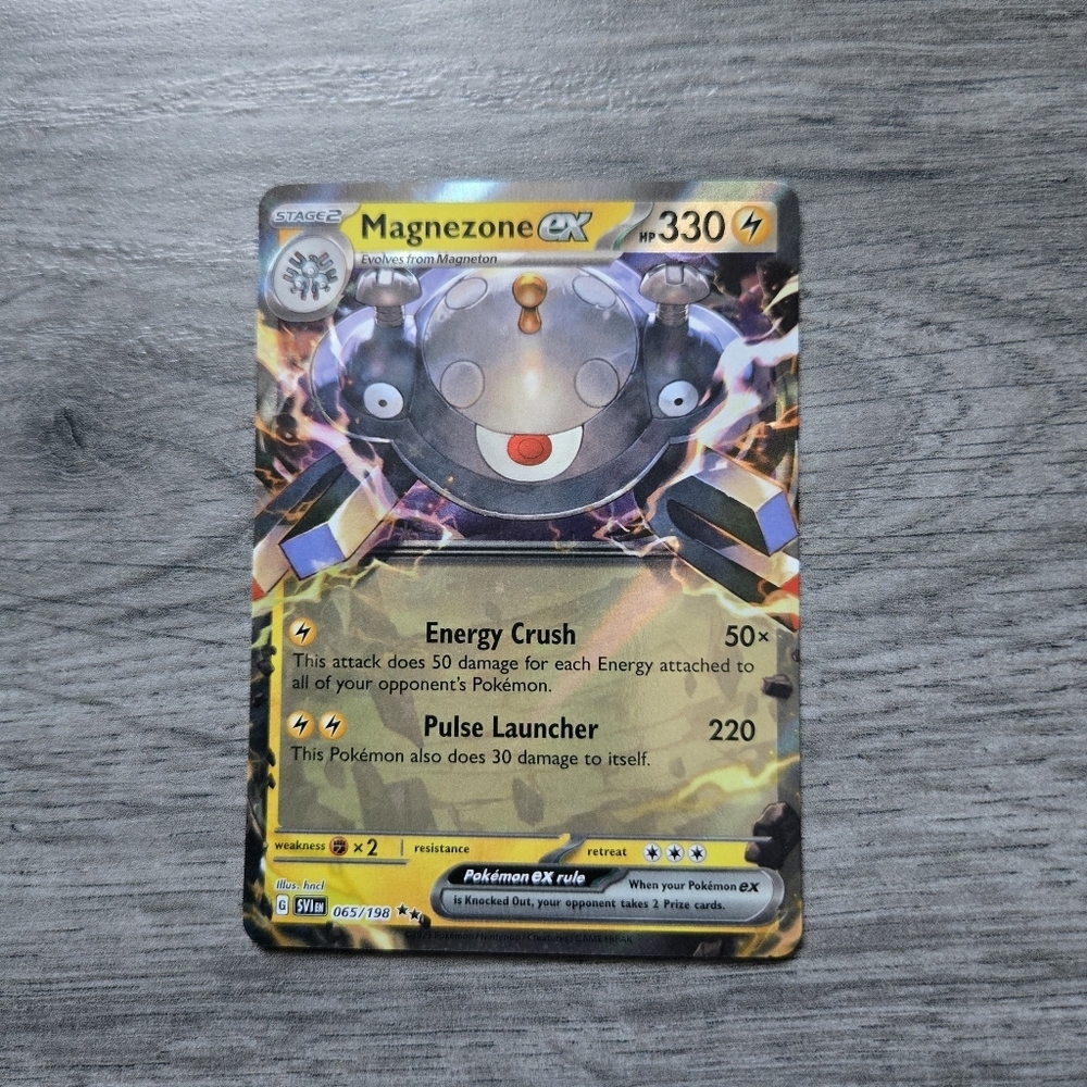 Magnezone ex #65 Pokemon Scarlet & Violet Holo Card
